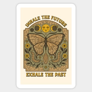 Inhale the Future, Exhale the Past Sticker